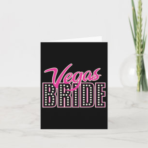 Bridesmaierteam Bride Groom Bride Vegas Bride T-Sh Karte
