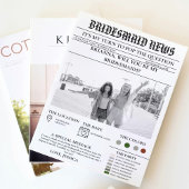 Bridesmais Vorschlag Zeitung+Informationskarte Bri Einladung