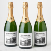 Bridesmais Vorschlag Zeitung+Informationskarte Bri Schaumweinetikett (Flaschen)