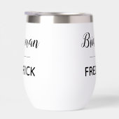 Bridesman Black Handwriting Script Wedding (Rechts)