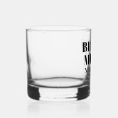 BRIDESMAN-Krawatte-Bogen-Hochzeit personalisiert Whiskyglas (Rechts)
