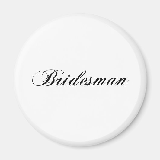 Bridesman Magnet (Vorne)