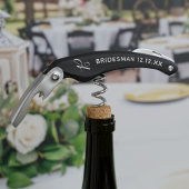 Bridesman Modern Wedding Party Gefallen Kellnermesser