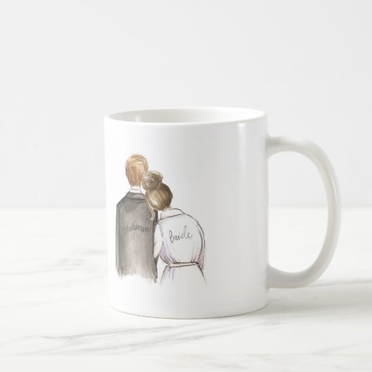 Bridesman? Tassen-brünetter Kaffeetasse (Rechts)