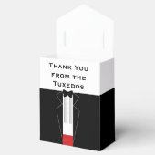 Bridesmen Trauzeugen Wedding Danke You Tuxedo Geschenkschachtel (Geöffnet)