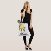 BRIDETASCHE - LEMONEN BLUMEN HOCHZEIT TASCHE (Am Model)