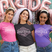 Bridezilla Brautparty Junggeselinnen-Abschied Tri-Blend Shirt