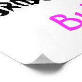 Bridezilla Bride Poster (Ecke)