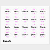 Bridezilla Bride Runder Aufkleber (Blatt)