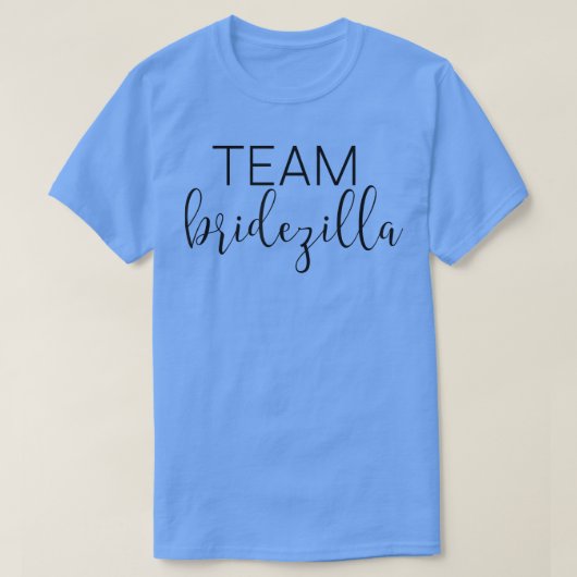 Bridezilla Funny Junggeselinnen-Abschied & Bride & T-Shirt (Design vorne)