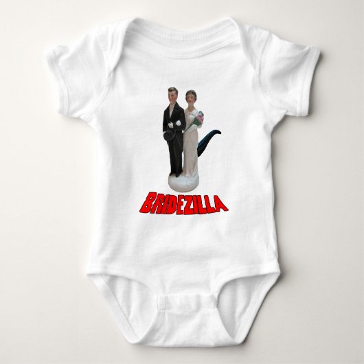 Bridezilla Funny Wedding T - Shirt oder Hat (Vorderseite)