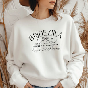 Bridezilla-Modus aktiviert Lustige Junggesellinnen Tri-Blend Shirt