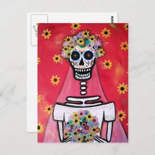 BRIDEZILLA POSTKARTE (Vorne/Hinten)