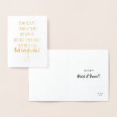 Bridezilla Sehr Funny Bridesmaid oder Trauzeugin Folienkarte (Anzeige)