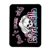 Bridezilla Skull Magnet (Vertikal)