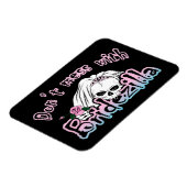 Bridezilla Skull Magnet (Linke Seite)