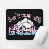 Bridezilla Skull Mousepad (Mit Mouse)
