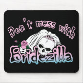Bridezilla Skull Mousepad (Vorne)