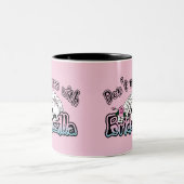 Bridezilla Skull Zweifarbige Tasse (Mittel)