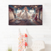 Bridezilla sucht nach einem Hochzeitskleid Banner (Insitu)