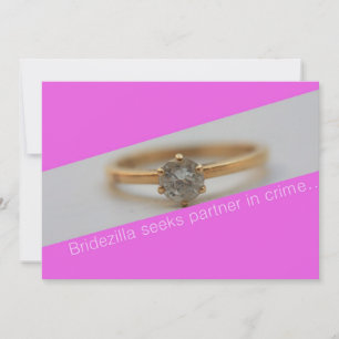 Bridezilla sucht Partner in Kriminalität....