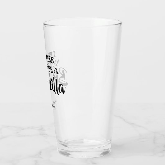 Bridezilla - Vorschlag von Funny Bridesmaid Glas (Links)