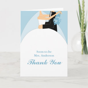 Bridge and Groom Danke Cards