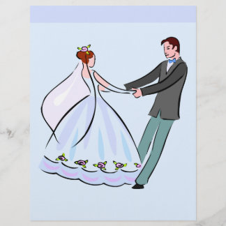 Bridge and Groom Scrapbook Paper