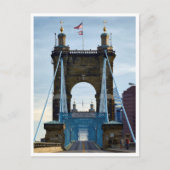 Bridge-Ansicht nach Cincinnati Postkarte (Vorderseite)