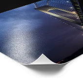 Bridge at Night Foto Print (Ecke)