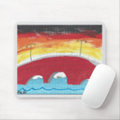 Bridge at Night Mousepad (Mit Mouse)