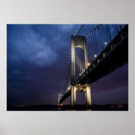 Bridge at Night Poster