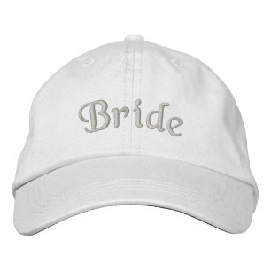 Bridge bestickt mit Niedlichem Hochzeitshut Bestickte Kappe
