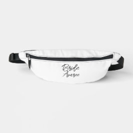 Bridge Black Text auf White Fanny Pack Bauchtasche