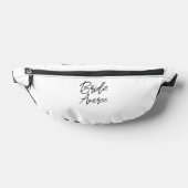 Bridge Black Text auf White Fanny Pack Bauchtasche (Ablage )
