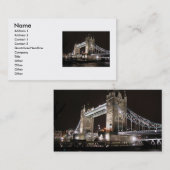 Bridge Business Card Visitenkarte (Vorne/Hinten)