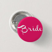 Bridge Button White auf Hot Pink (Vorne & Hinten)