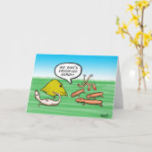 Bridge Card für einen Eidechsenliebhaber Karte (Gelbe Blume)