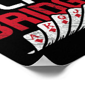 Bridge Card Game Design für Bridge Lover Play Poster (Ecke)