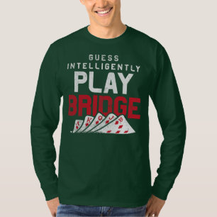 Bridge Card Game Design für Bridge Lover Play T-Shirt