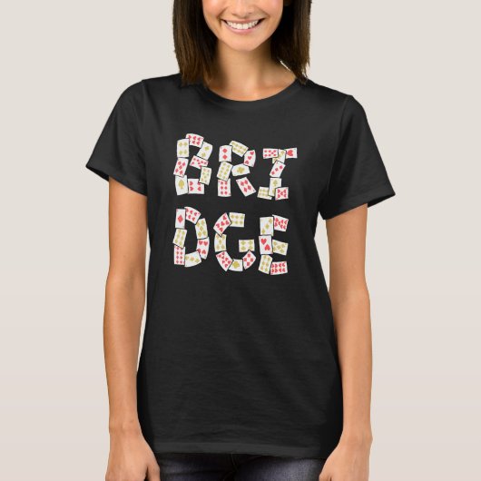 Bridge Card Game T-Shirt (Vorderseite)