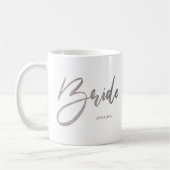 Bridge Chic Silver Imitate Glitzer Typografie Kaffeetasse (Links)