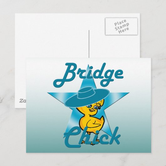 Bridge Chick #7 Postkarte (Vorne/Hinten)