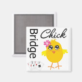 Bridge Chick Magnet (Vorderseite/Rückseite)