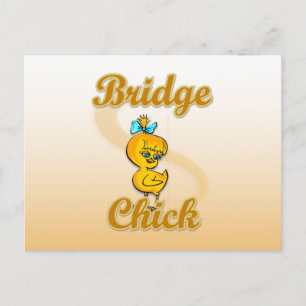 Bridge Chick Postkarte