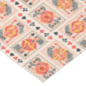 Bridge Club Tischdecke (Schrägansicht)