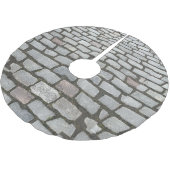 Bridge Cobblestone Steinweg Polyester Weihnachtsbaumdecke (Schrägansicht)