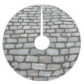Bridge Cobblestone Steinweg Polyester Weihnachtsbaumdecke (Vorderseite)