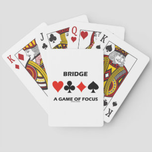 Bridge - ein Spiel mit Fokus-Duplikat-Bridge-Spaß Spielkarten