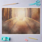 Bridge Fantasy Forest Decoupage Tissue Paper Seidenpapier (Basteln)